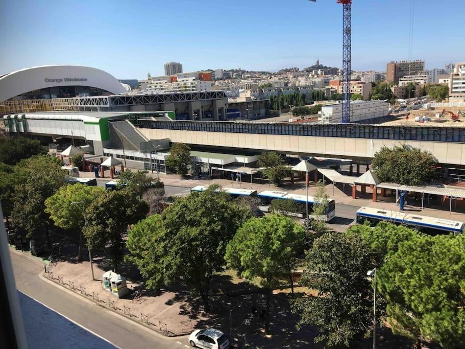 St Velodrome 3 Chambres Parking 8 Couchages Neuf Marseille Bagian luar foto